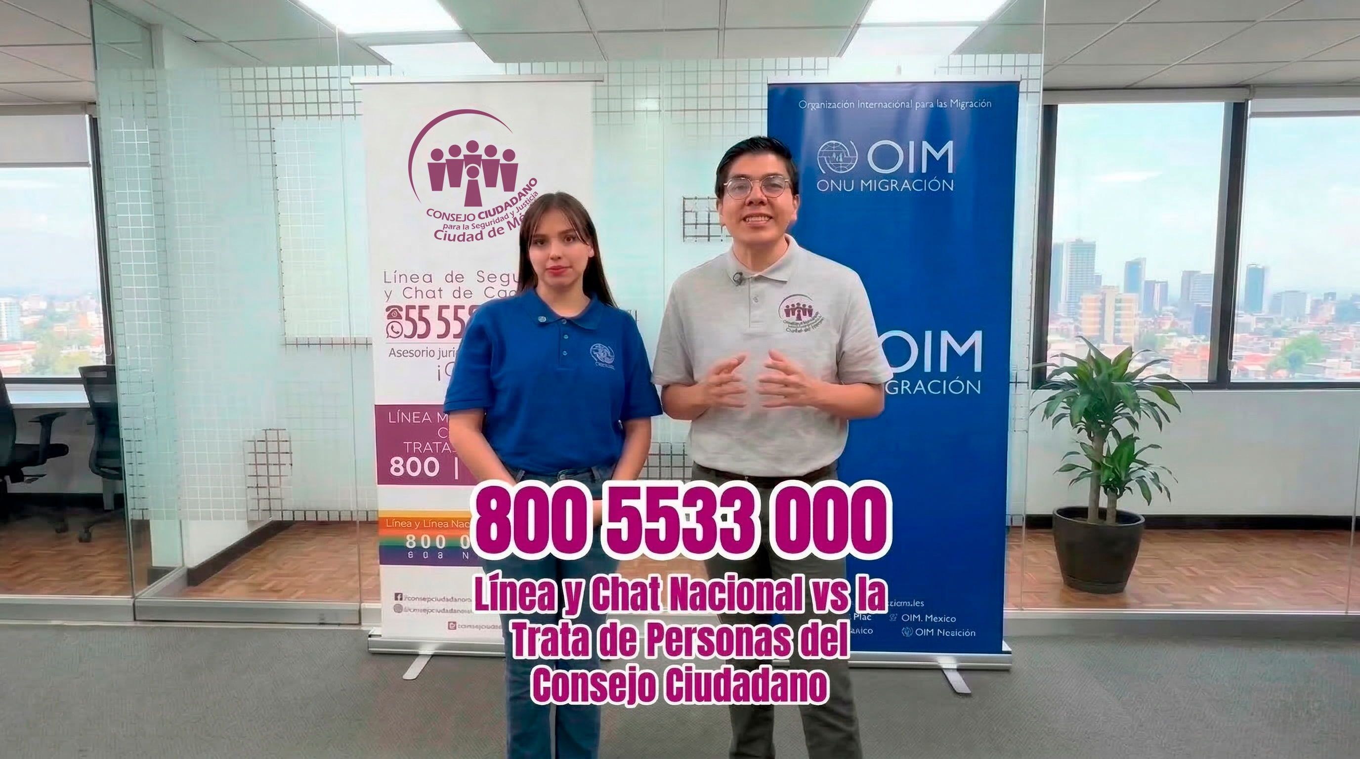 PROTEGEN CONSEJO CIUDADANO Y OIM A JÓVENES Y A MIGRANTES QUE SON ENGANCHADOS POR REDES DE TRATA DE PERSONAS VÍA FALSAS OFERTAS DE TRABAJO